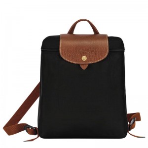 Black Women's Longchamp Le Pliage Original M Backpacks | MXNB-85930