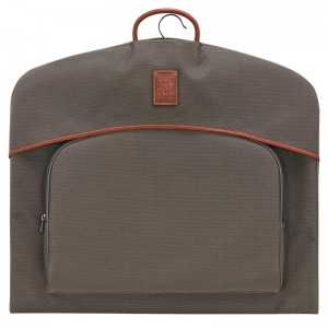Brown Women's Longchamp Boxford Garment cover Travel Bags | FATV-58907